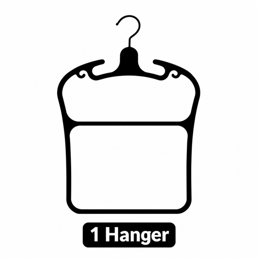 Halter Hanger single – black hanger for halter and one-shoulder tops
