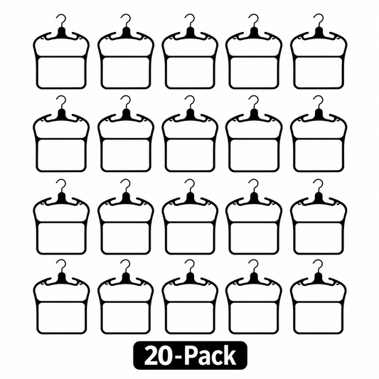 Halter Hanger 20-Pack – black hangers for halter and one-shoulder tops